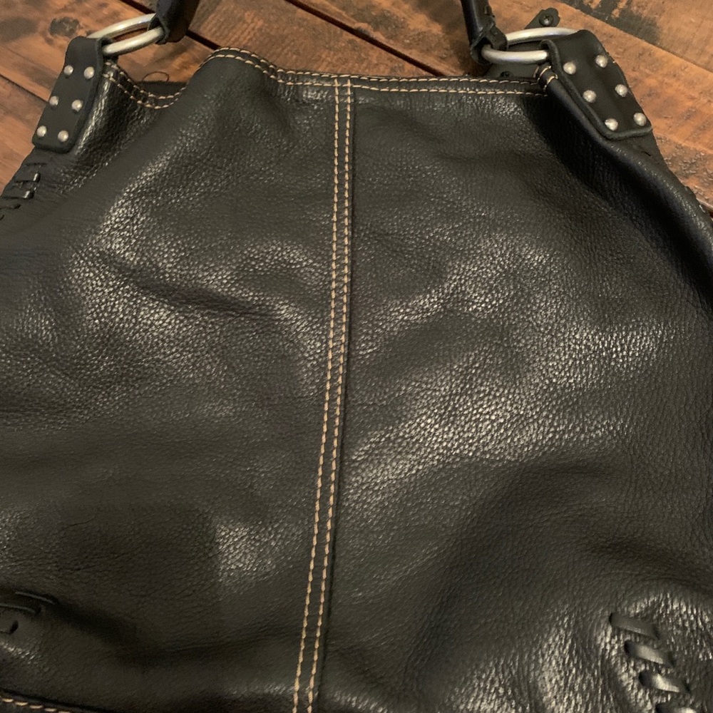 Black Large Lucky Brand Hobo